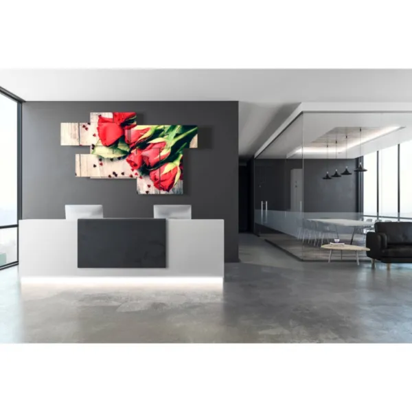 Vintage heart-themed paintings