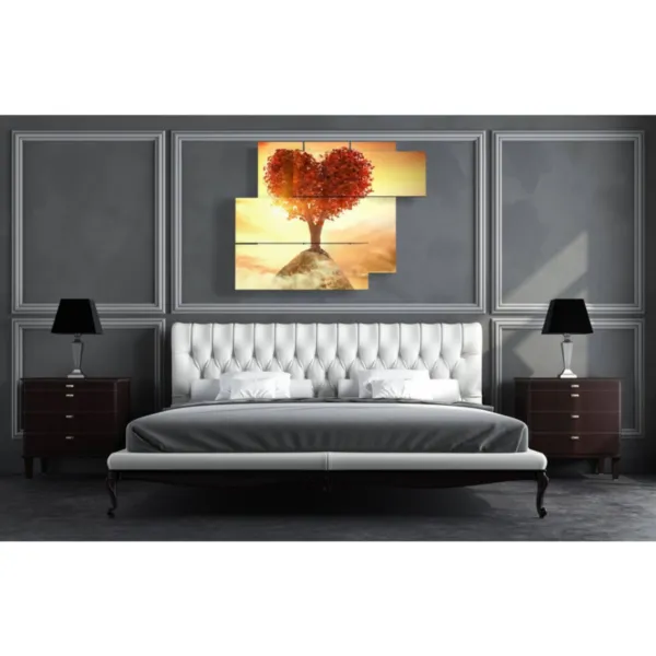 quadri con cuori rossi romantici