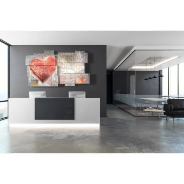 modern heart decorations