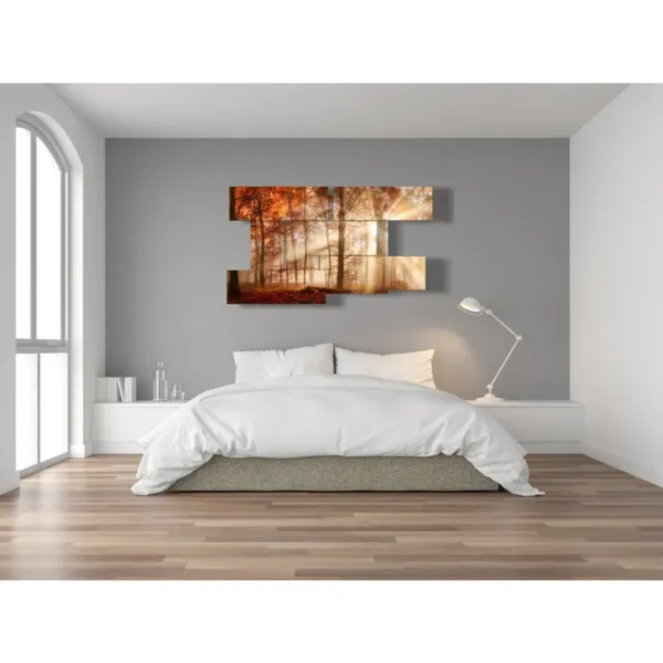 decoración de otoño con castañas