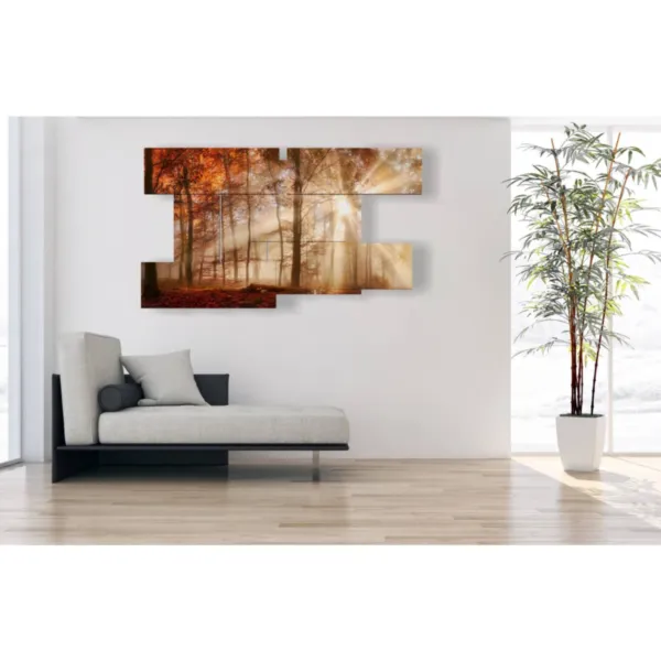 Decoraciones de otoño castañas