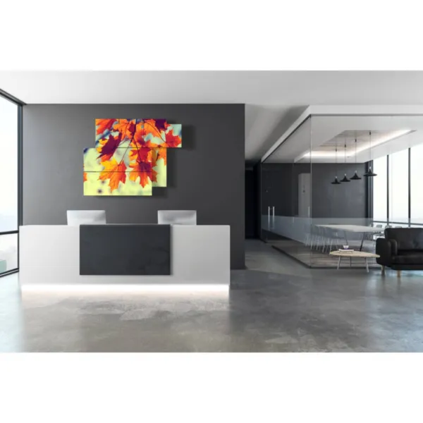 Décoration d''automne avec des feuilles