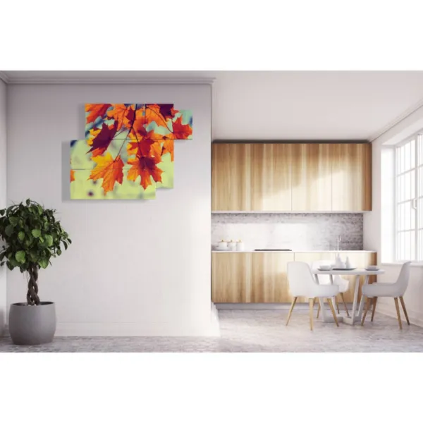 Murale automne feuilles