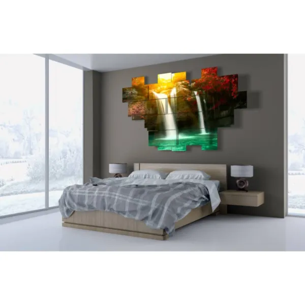 flowing waterfall prints