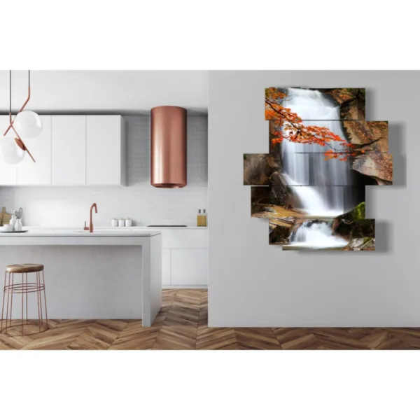 Cuadro de cascada de agua para sala de estar