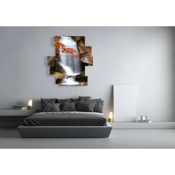 quadro cascata acqua per ufficio