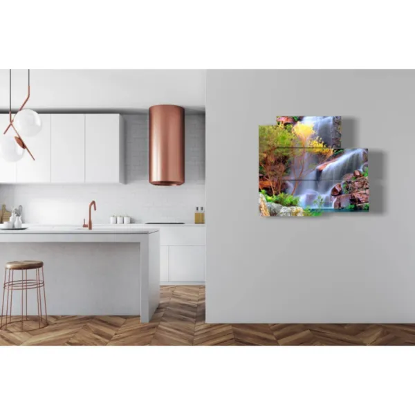 Prints with a waterfall effect