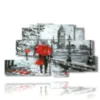 famous abstract paintings in romantic walk - version: 9 pannelli 173x103cm