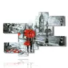 famous abstract paintings in romantic walk - version: 8 pannelli 182x130cm