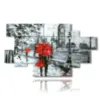famous abstract paintings in romantic walk - version: 12 pannelli 206x119cm