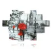 famous abstract paintings in romantic walk - version: 17 pannelli 225x152cm