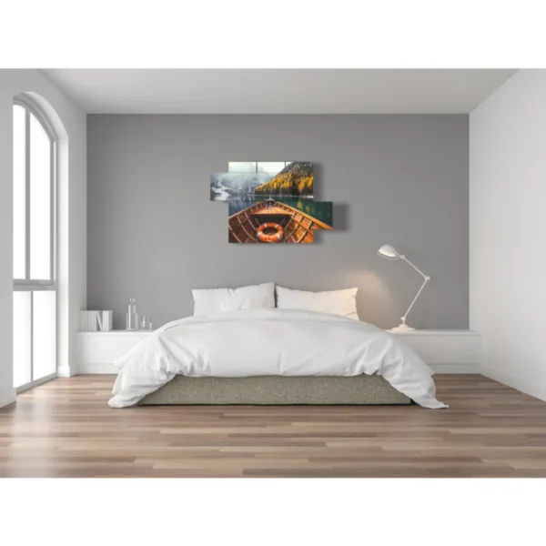 Bootdekoration am See