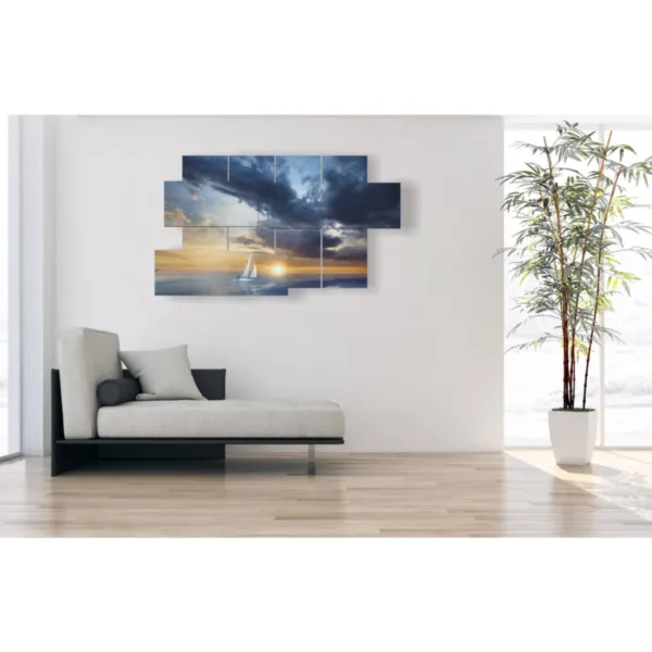 Decoración de barco de vela