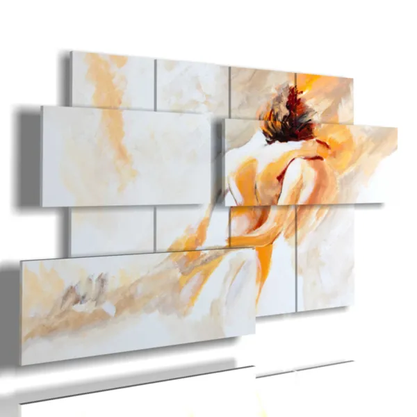 Cuadro romántico: El beso angelical