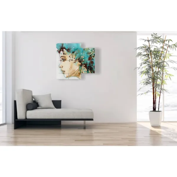 Modern profile portraits of women