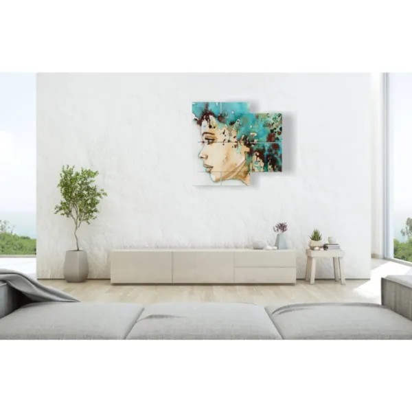 paintings of women depicted in profile