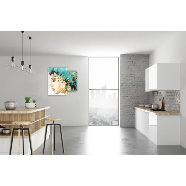 Gemälde von Frauen mit realistischen Details