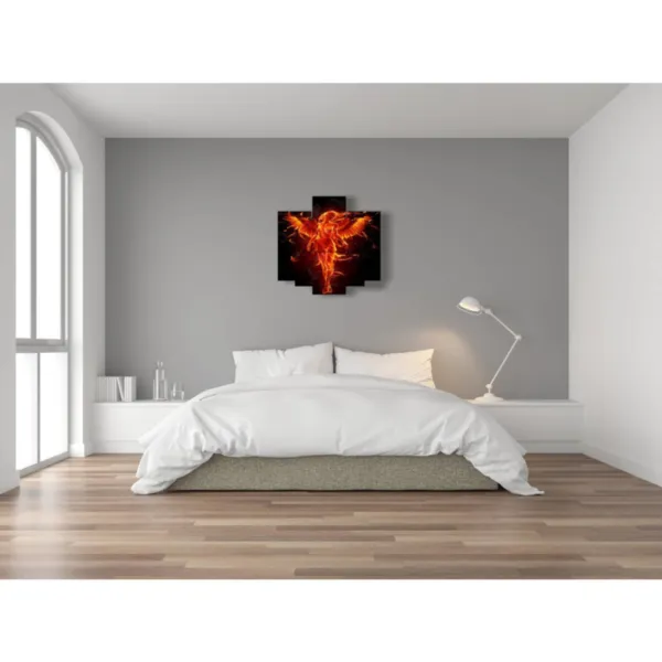 Paintings of a woman with an angel