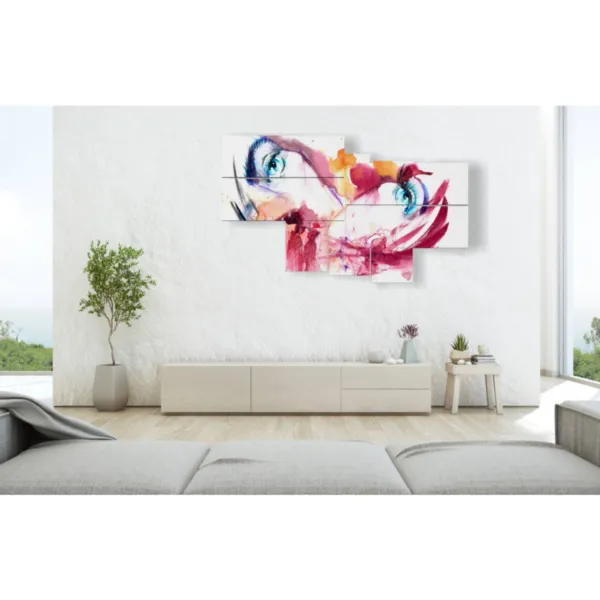 paintings of male and female faces