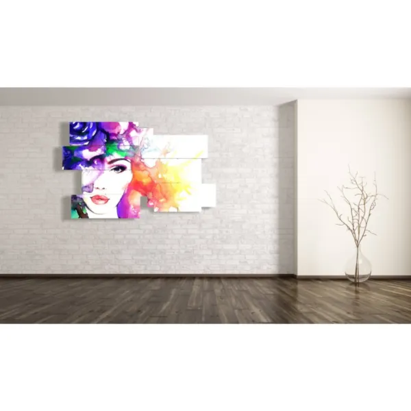 Tableaux de femmes en tonalités pastel