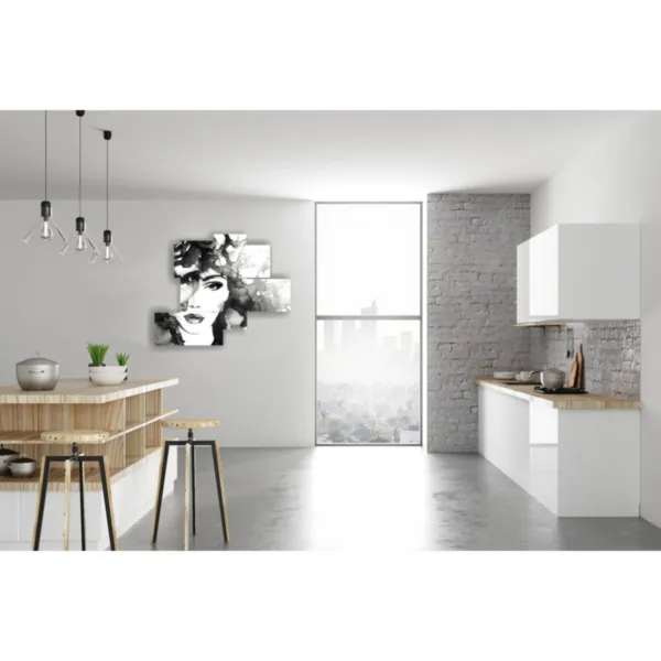 Moderne Gemälde auf Leinwand mit weiblichen Figuren