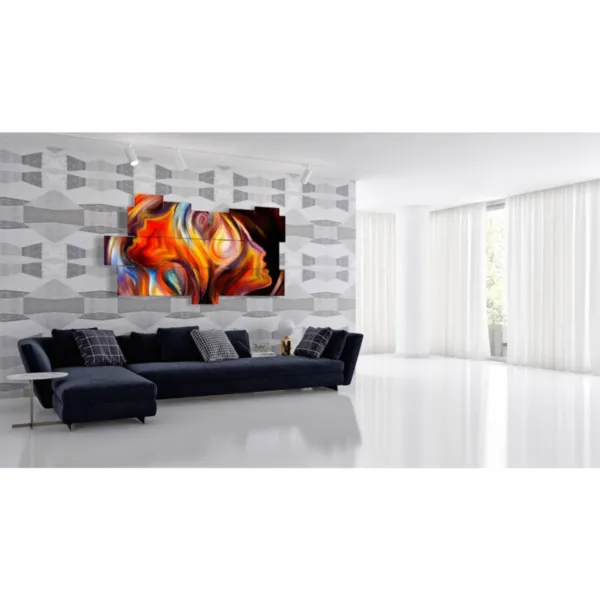 modern stylized abstract female figures