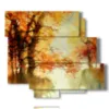 abstract paintings landscape images - version: 6 pannelli 113x99cm
