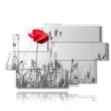 still life paintings photos with poppy - version: 9 pannelli 171x108cm