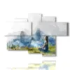 photo paintings nature in meditation - version: 6 pannelli 136x91cm