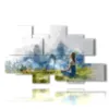 photo paintings nature in meditation - version: 8 pannelli 171x100cm