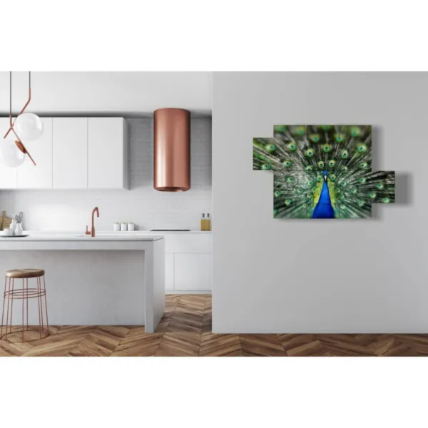 decorative peacock panels