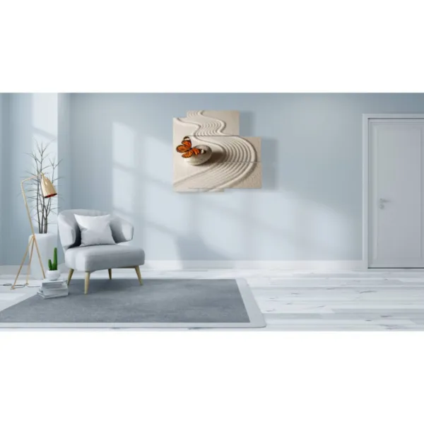 Decoración con mariposa