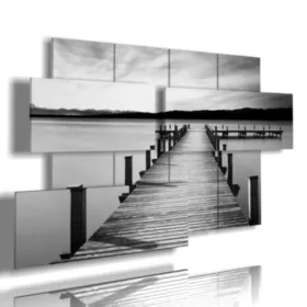 Moderne, modulare Metallbilder