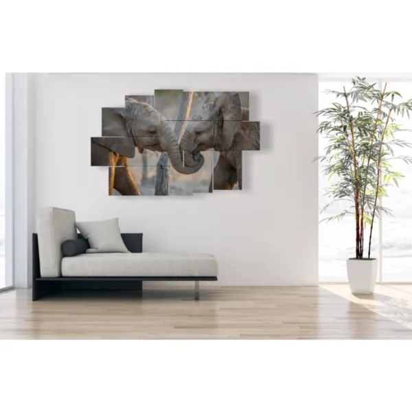 painted elephant posters