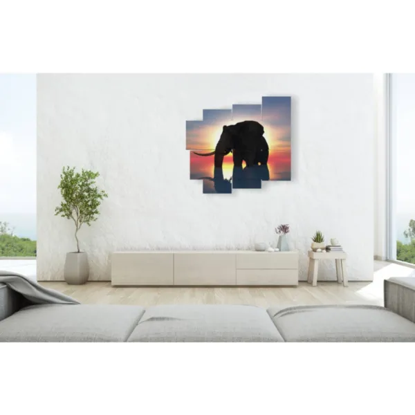 cuadros murales de elefante