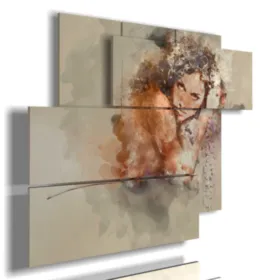 tableaux avec des femmes tristes et sombres