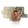 bilder mit traurigen und duesteren frauen - version: 12 pannelli 206x119cm