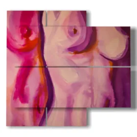 tableaux avec des femmes stylisées