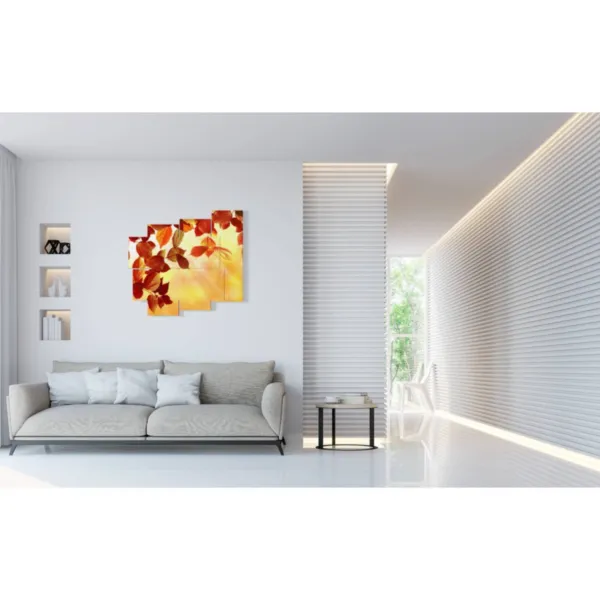 peinture feuilles automne