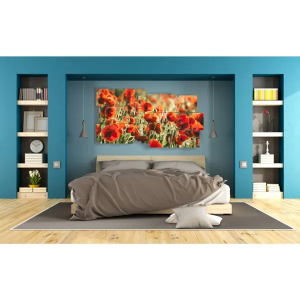 decorazioni quadro i papaveri