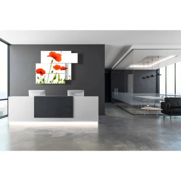 Póster de amapolas rojas