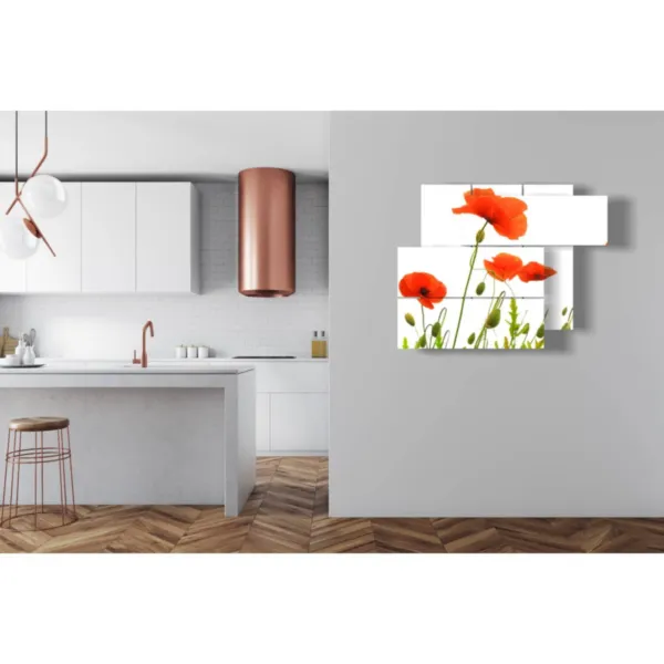 decorazioni con papaveri rossi