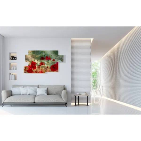 Poster mit Mohnblumen