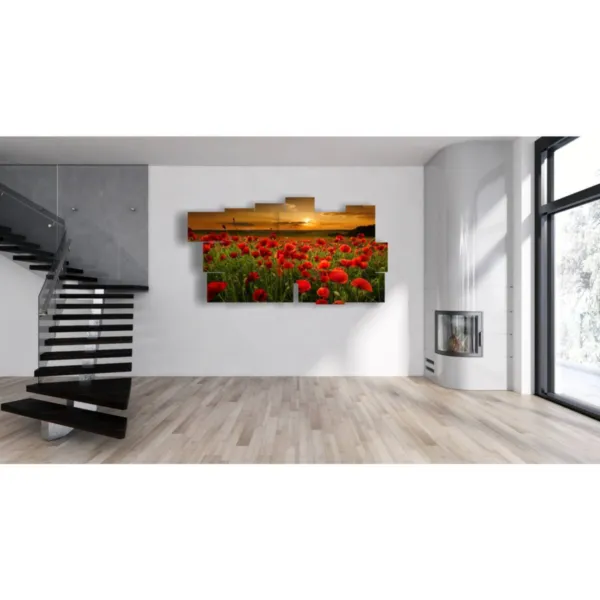 quadri dipinto campo di papaveri