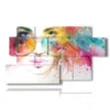 paintings modern women in color - version: 7 pannelli 157x90cm