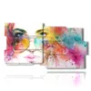 paintings modern women in color - version: 10 pannelli 183x100cm