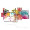 paintings modern women in color - version: 8 pannelli 184x100cm
