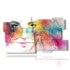 paintings modern women in color - version: 11 pannelli 184x104cm