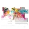 paintings modern women in color - version: 10 pannelli 186x105cm