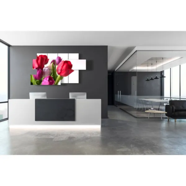 Impressions de tableau de tulipes